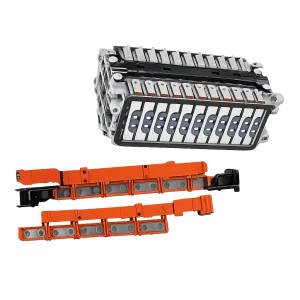 FOUR (4) HONDA CIVIC HYBRID 2013-2016 LI-ION BATTERY MODULES + FOUR (4) BUS BAR HARNESSES